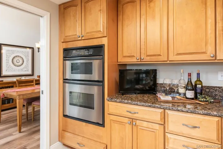 Abundant storage with multiple pull-outs and additional counter space.