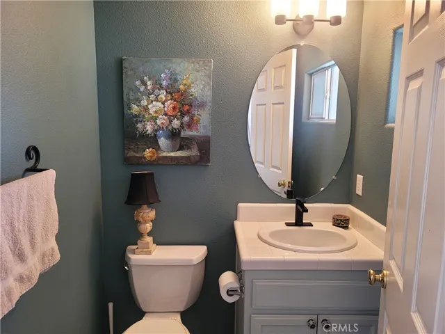 Powder Room on Lower Level