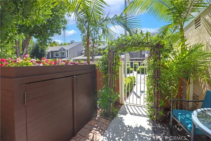 Private courtyard