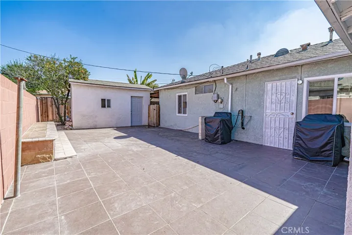 Rear Tiled Backyard