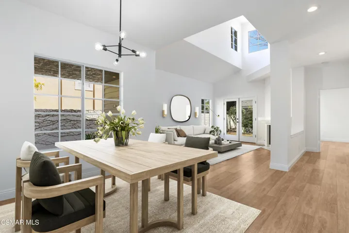 Virtually staged -Formal to Living room