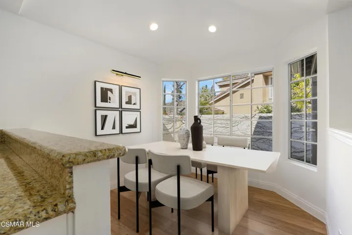 Virtually staged-Breakfast nook