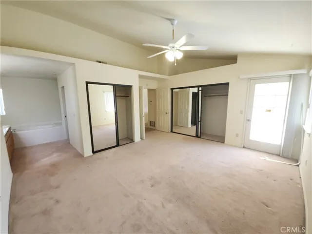 Master bedroom without furniture