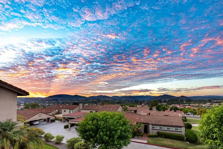 Sunset from rear balcony 10-7-23