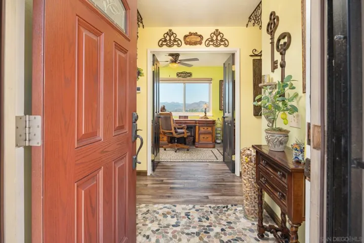 Rive rock stone entryway flooring. Actual color.