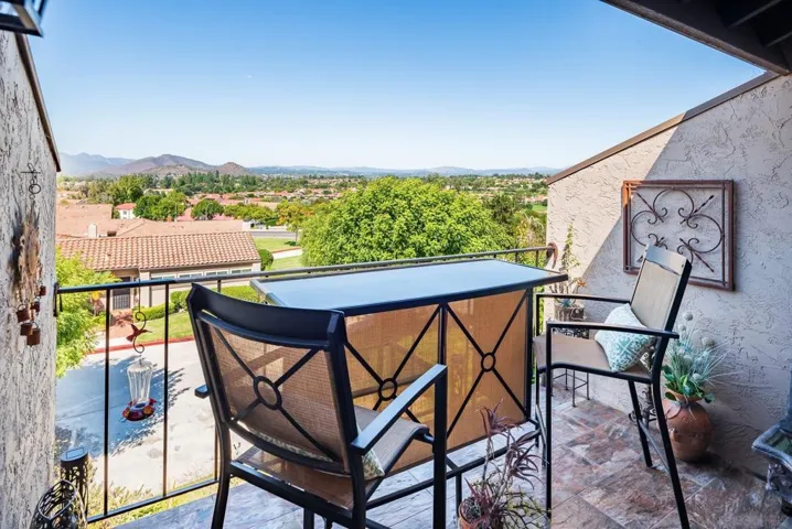 Rear View balcony