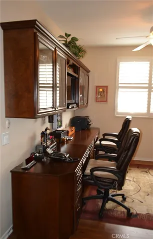 Office with built-ins