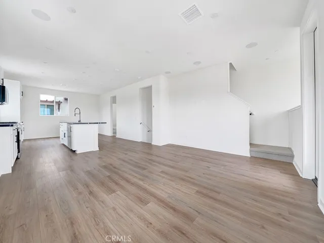 view of kitchen from living area