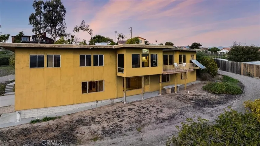 West side of home