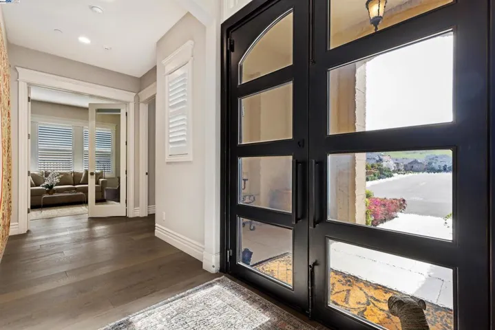 Double Door Entry to Den