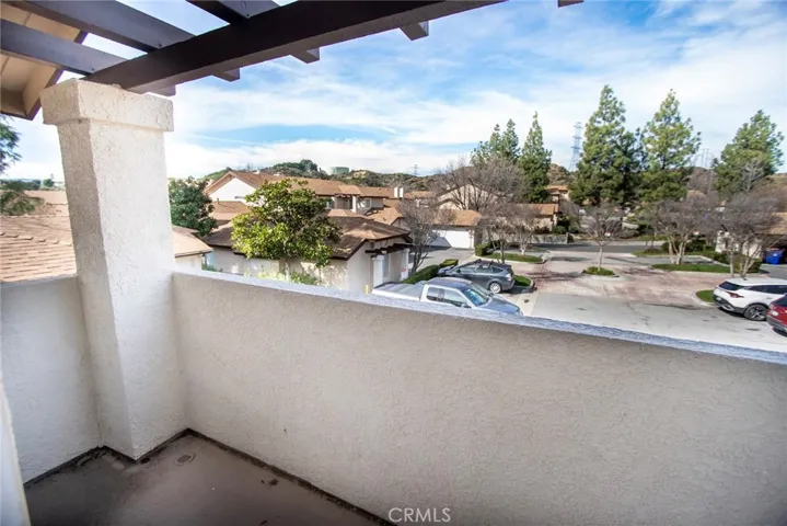 Private balcony off of the 2 secondary bedrooms
