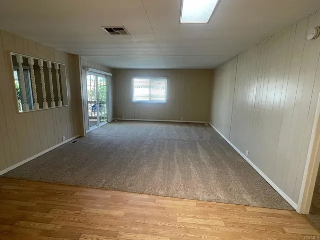 spacious family room