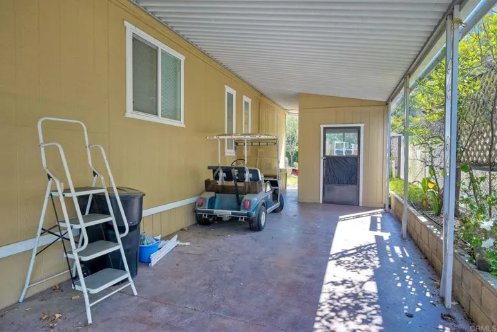 Tandem Carport with workshop/storage