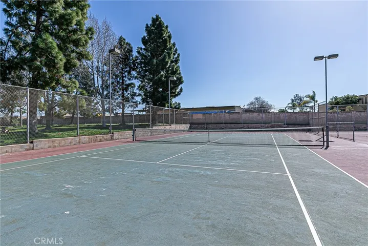 Tennis courts at the park next door