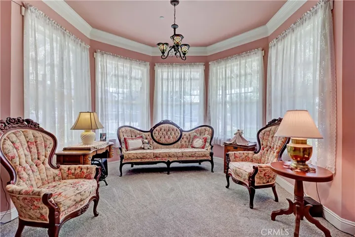 sitting area in living room