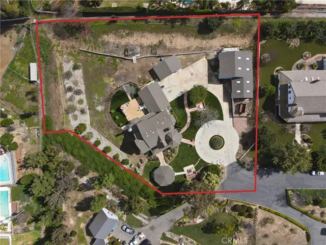 Aerial shot...property lines are approximate