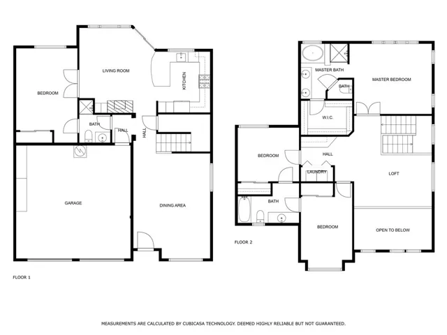 First and Second Floor Plan