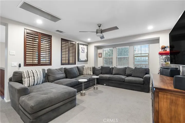 Whole house house fan and 2 wood shutters in loft!