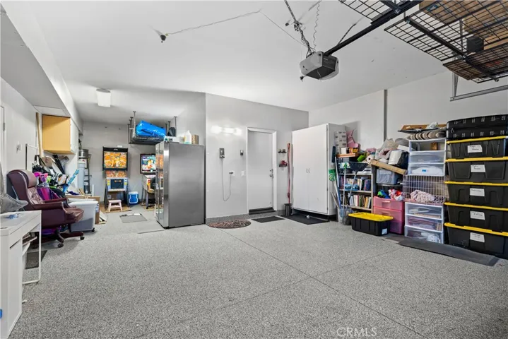 Finished 3 car tandem garage with automatic garage door opener!