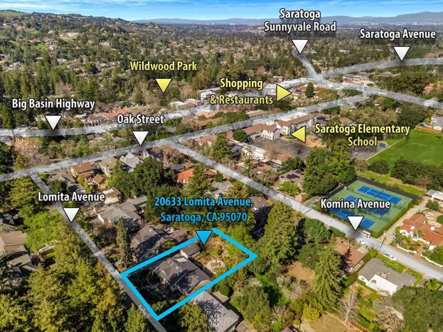 20633 Lomita Avenue, Saratoga, California 95070