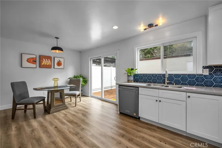 Kitchen dining area.