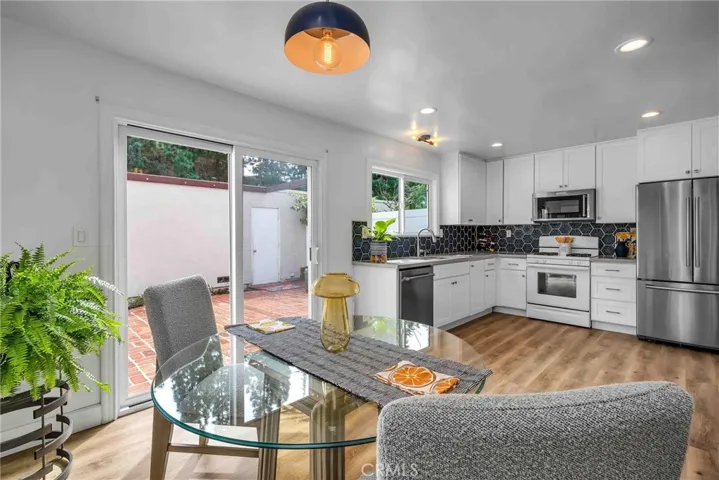Kitchen dining area.