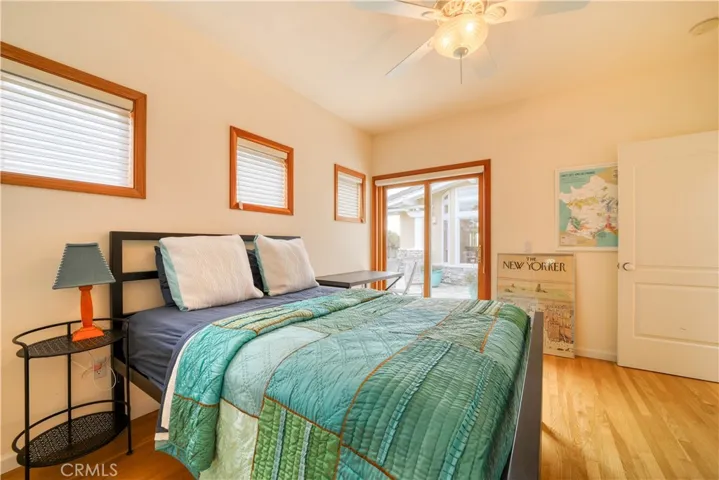 Bedroom 2 with access to side patio