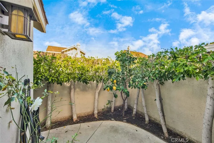 One of two privated outdoor spaces to enjoy the fresh air.
