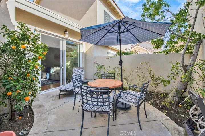 Private patio