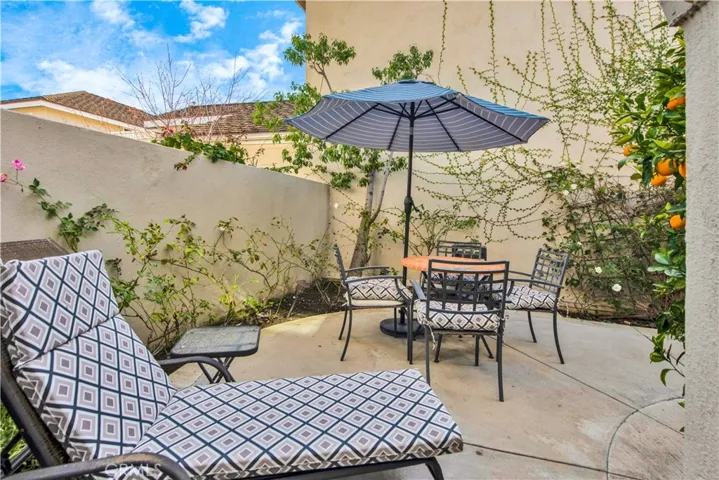 Private patio