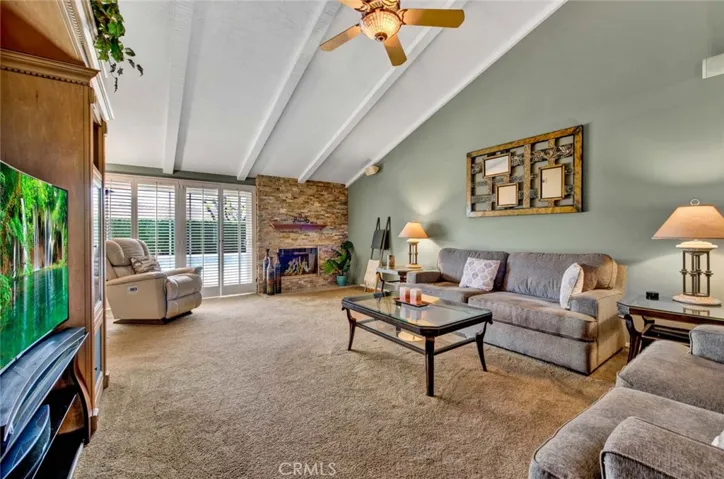 Ceiling Fan in the Large Living Room