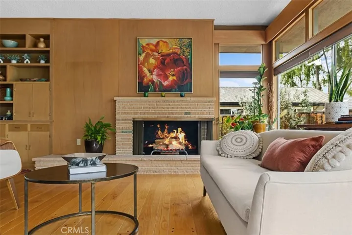 Gas fireplace formal living room