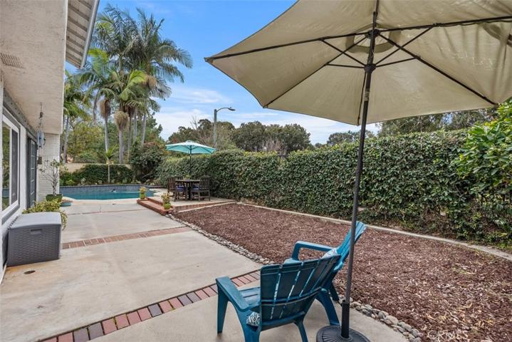 Backyard area.