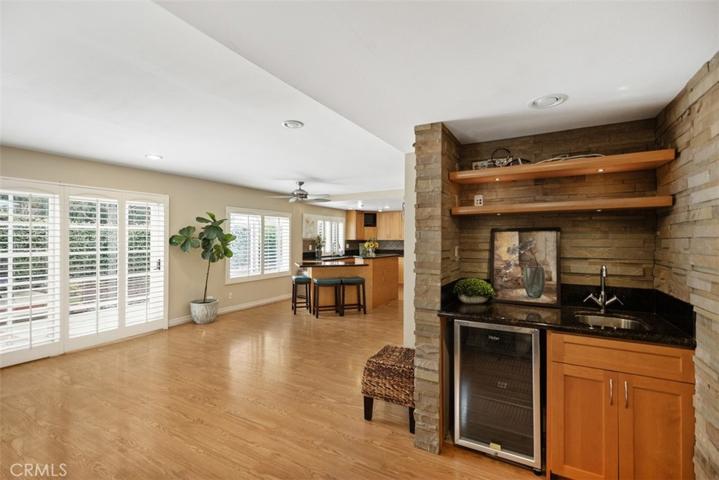 Custom wet bar!