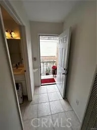 Looking back from inside.