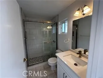 Remodeled bath.