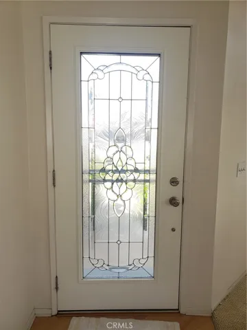 Beautiful lead glass door