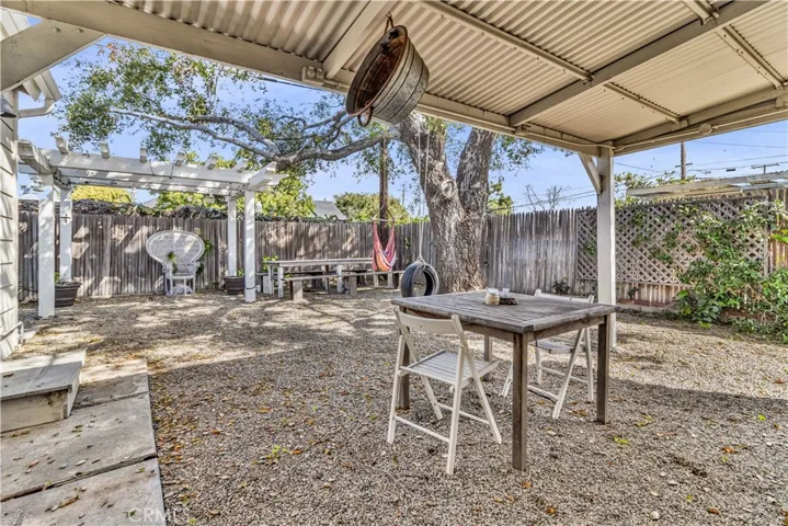 Shabby chic, low maintenance yard