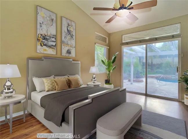 master bedroom - virtual staged photo
