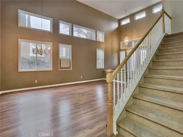 stairs and formal living room