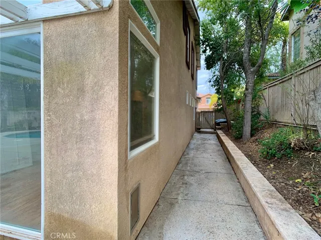 side of the house