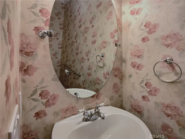 small bathroom downstairs