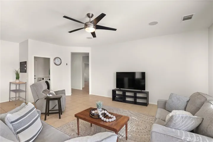 Unwind in the spacious living room with new fan
