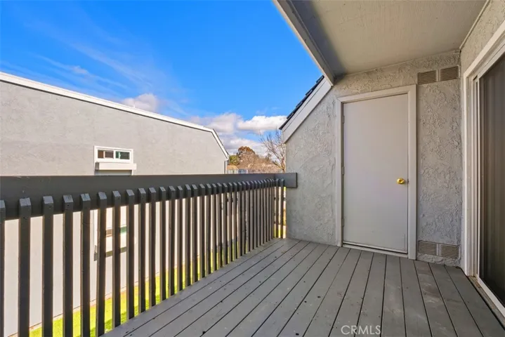 Storage room off deck