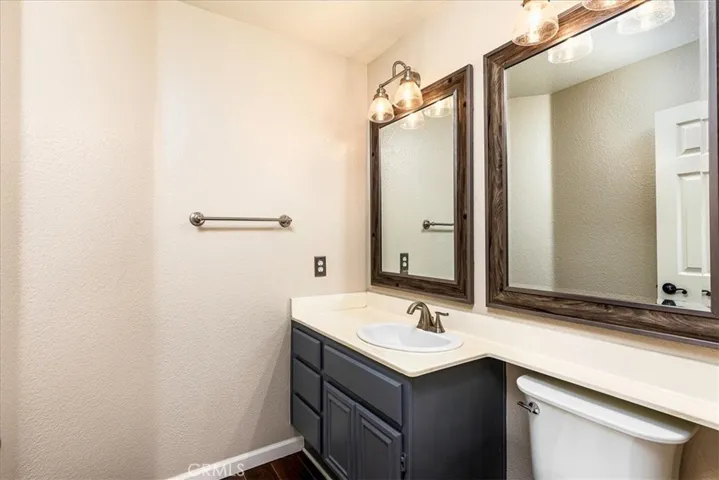 Downstairs powder room