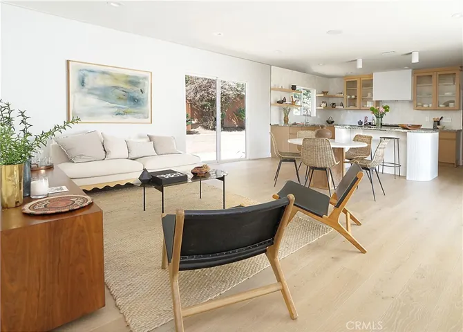 Large open great room adjacent to kitchen
