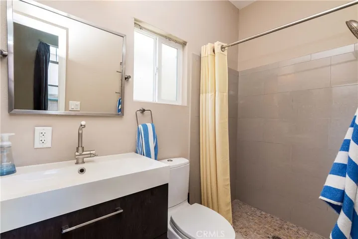 bathroom off the living room