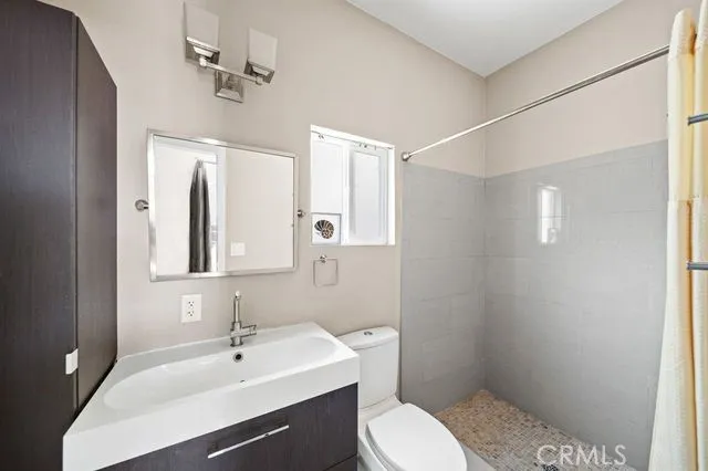 Bathroom off the living room