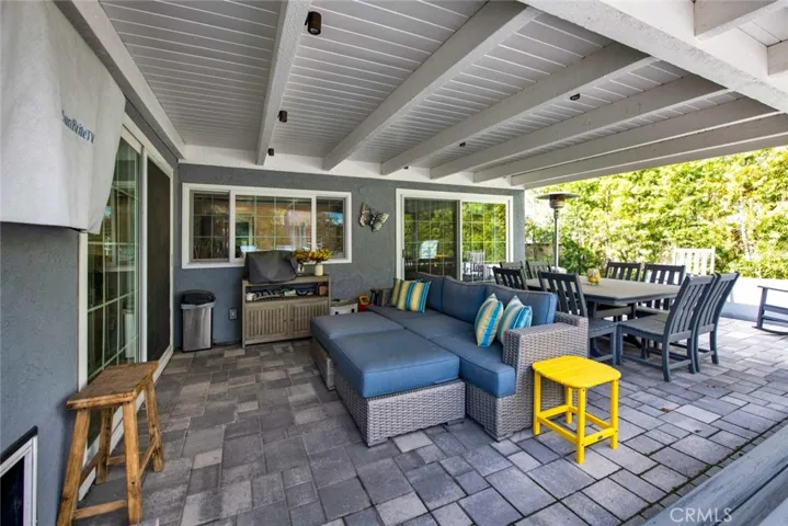 Large patio perfect for entertaining
