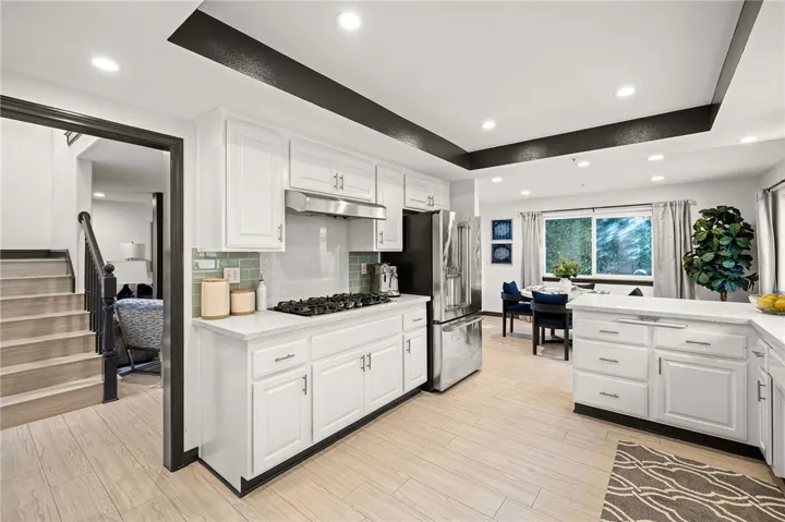 Bright and sunny remodeled kitchen